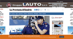 Desktop Screenshot of laprovinciadisondrio.it